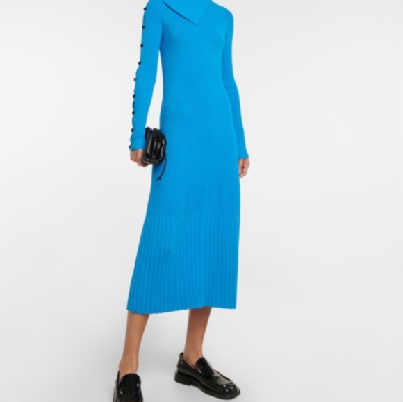 PROENZA SCHOULER Rib Knit Midi Dress size XL - Picture 6 of 8